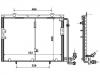 Condenseur, climatisation Air Conditioning Condenser:202 830 08 70