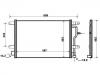 Condenseur, climatisation Air Conditioning Condenser:8E0 260 403 D