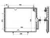 Condenseur, climatisation Air Conditioning Condenser:124 830 17 70