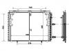 Kondensator, Klimaanlage Air Conditioning Condenser:140 830 05 70