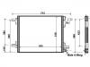 Condensador del aire acondicionado Air Conditioning Condenser:163 830 00 70