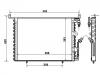 Kondensator, Klimaanlage Air Conditioning Condenser:201 830 29 70