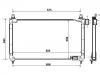 Condenseur, climatisation Air Conditioning Condenser:80100-SK7-020