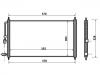 Kondensator, Klimaanlage Air Conditioning Condenser:80110-SS0-023