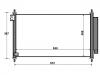 Condenseur, climatisation Air Conditioning Condenser:80110-TR0-A01