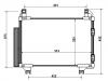 Kondensator, Klimaanlage Air Conditioning Condenser:88460-0D050