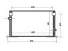 Kondensator, Klimaanlage Air Conditioning Condenser:88460-35210