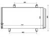 Condenseur, climatisation Air Conditioning Condenser:88460-33100