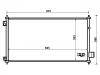 Condenseur, climatisation Air Conditioning Condenser:80110-TA0-A01