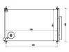 Condenseur, climatisation Air Conditioning Condenser:80110-T0A-A01