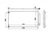 Condenseur, climatisation Air Conditioning Condenser:80110-T2F-A01