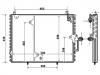 Condenseur, climatisation Air Conditioning Condenser:124 830 13 70