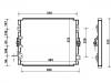 Kondensator, Klimaanlage Air Conditioning Condenser:88461-60051