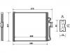 Condenseur, climatisation Air Conditioning Condenser:06005192