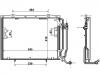 Condensador del aire acondicionado Air Conditioning Condenser:202 830 10 70