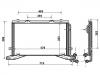 Kondensator, Klimaanlage Air Conditioning Condenser:210 830 04 70