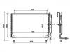 Kondensator, Klimaanlage Air Conditioning Condenser:126 830 25 70