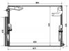 Kondensator, Klimaanlage Air Conditioning Condenser:88460-60271