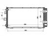 Kondensator, Klimaanlage Air Conditioning Condenser:88460-02060