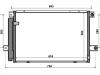 Kondensator, Klimaanlage Air Conditioning Condenser:88450-05160