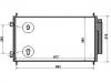 Condenseur, climatisation Air Conditioning Condenser:80110-SWW-G01