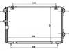 Condenseur, climatisation Air Conditioning Condenser:80101-SZ3-A01