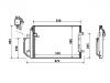 Kondensator, Klimaanlage Air Conditioning Condenser:168 500 03 54